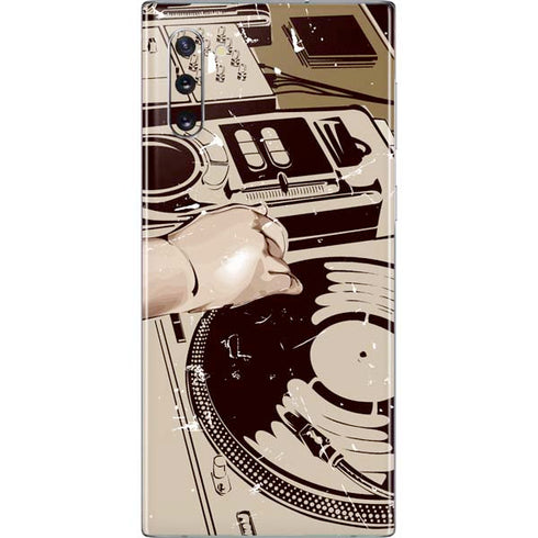 DJ Spinning Galaxy Note 10 Skin